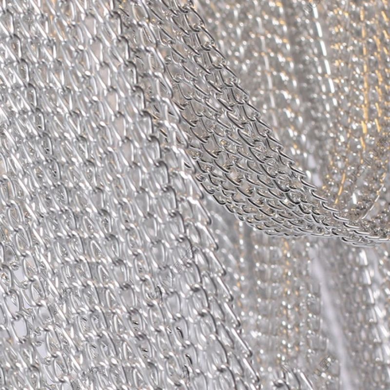 Modern Aluminum Chain Tassel Chandelier -kimoylights