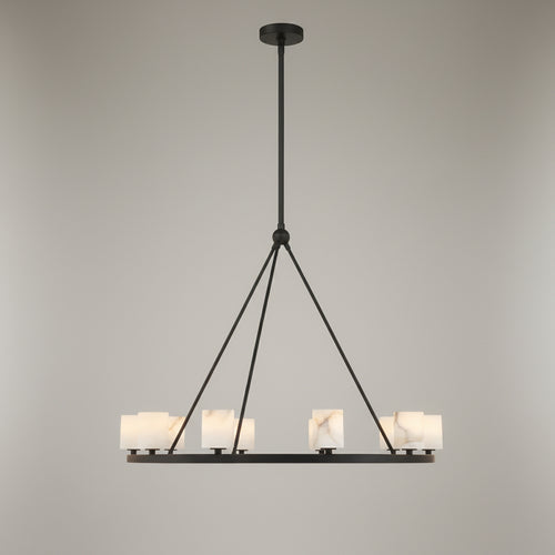 Aragon 12 Light Chandelier Alabaster