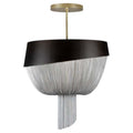 Modern Forever Chandelier, Oak, Aluminium Chain, Handmade Portugal by Greenapple -kimoylights