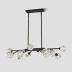 Kelly Clear Glass Linear Chandelier