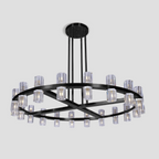 Niko Wine-glass 1-Tier Round Chandelier 50”
