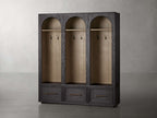 Hattie Triple Entryway Cabinet in Oak  69.75"W