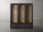 Hattie Triple Entryway Cabinet in Oak  69.75"W