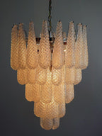 Murano Chandelier 52 Drops Transparent