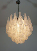 Murano Chandelier 41 Drops Transparent