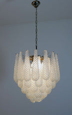 Murano Chandelier 41 Drops Transparent