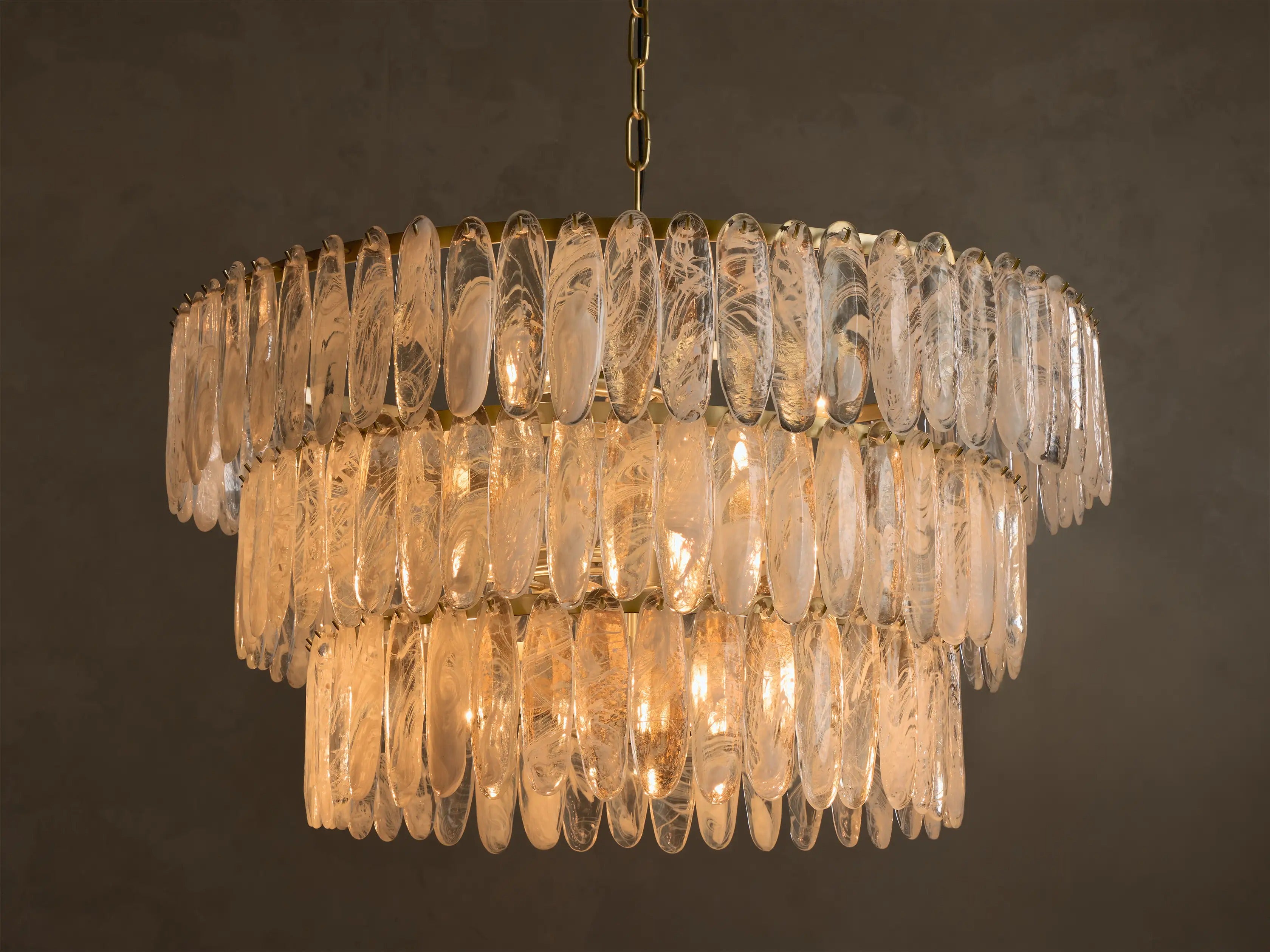 Verna 3 Tiered Round Chandelier