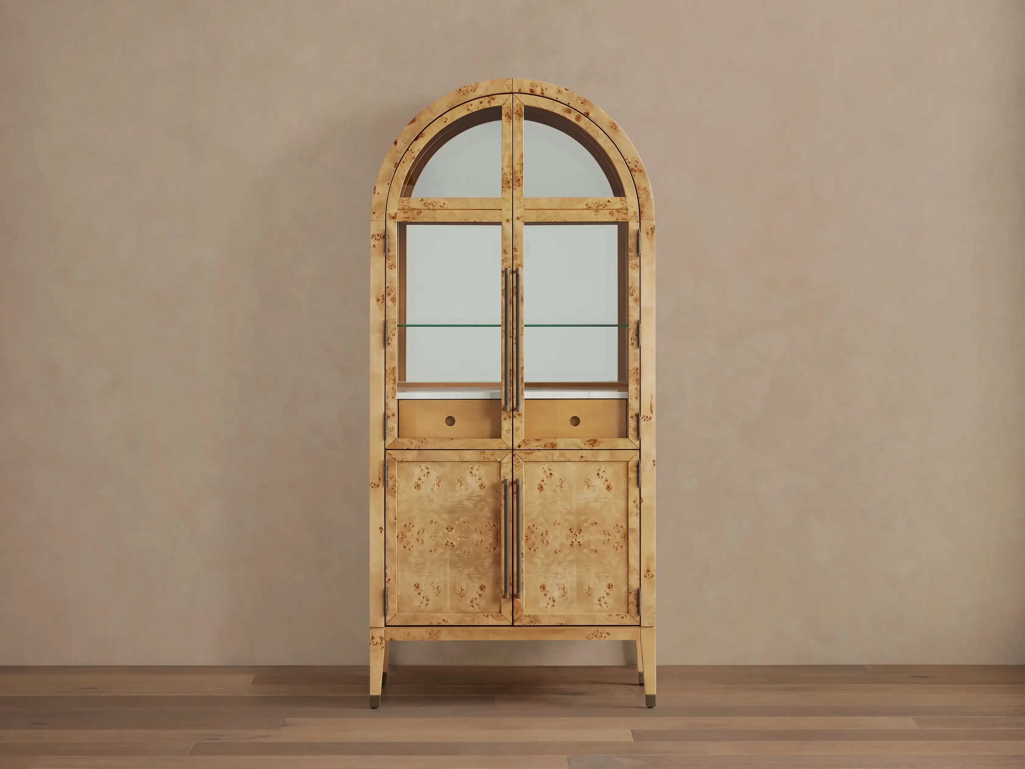 Hattie Burl Bar Cabinet