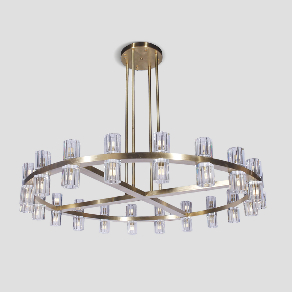 Niko Wine-glass 1-Tier Round Chandelier 50”