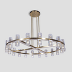 Niko Wine-glass 1-Tier Round Chandelier 50”