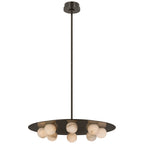 Kelly Wearstler Alabaster Pertica 24" Eight Light Chandelier