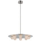 Kelly Wearstler Alabaster Pertica 24" Eight Light Chandelier