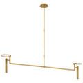 Alabaster Kelly Wearstler Linear Chandelier - kimoylights