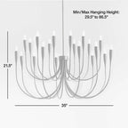 Iiona Candelabra Chandelier Light - kimoylighs