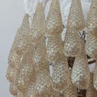 Murano Chandelier 75 Drops Amber