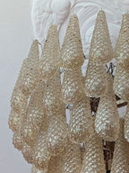 Murano Chandelier 75 Drops Amber