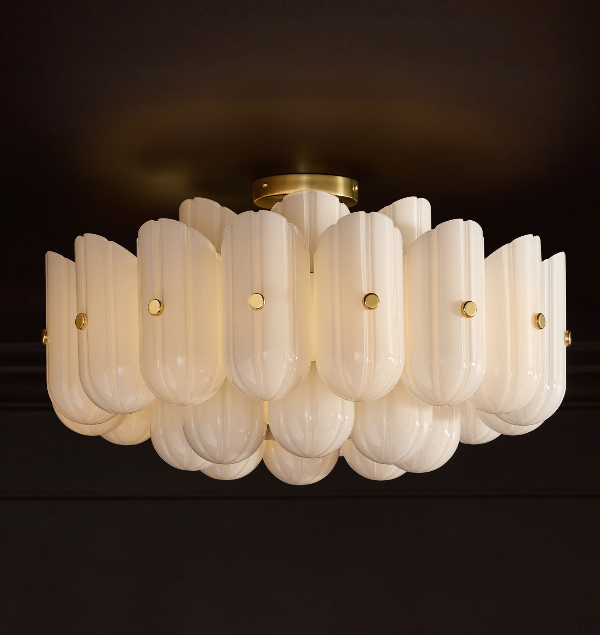 Lorna LED Double Tier Flush Mount 25"