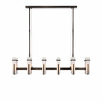 Alabaster Ian K Fowler Malik Large Linear Chandelier -kimoylights