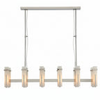 Alabaster Ian K Fowler Malik Large Linear Chandelier - kimoylights