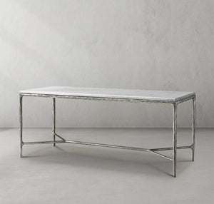 Thaddeus Rectangle Marble Desk