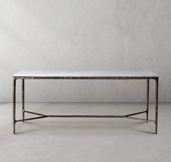 Thaddeus Rectangle Marble Desk
