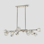 Kelly Clear Glass Linear Chandelier