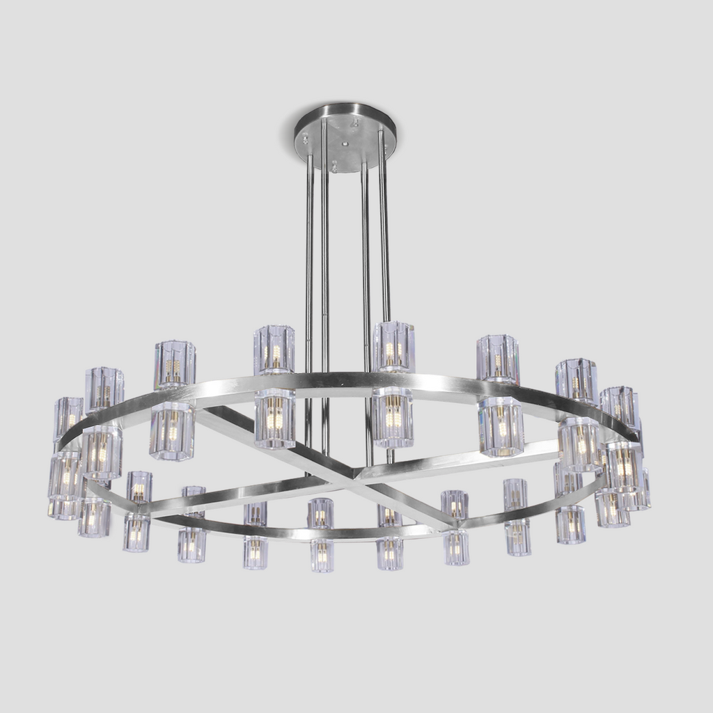 Niko Wine-glass 1-Tier Round Chandelier 50”