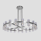 Niko Wine-glass 1-Tier Round Chandelier 50”